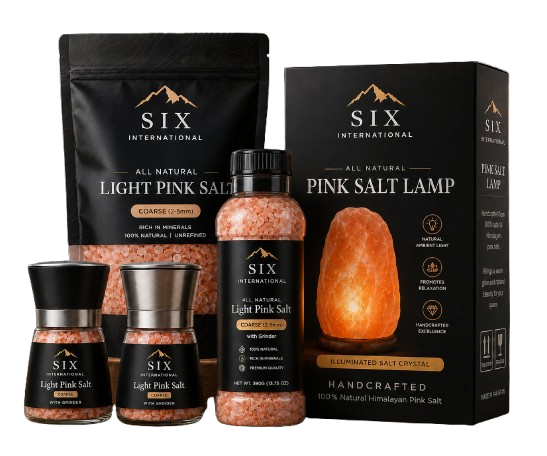 SIX INTERNATIONAL Himalayan Pink Salt Products