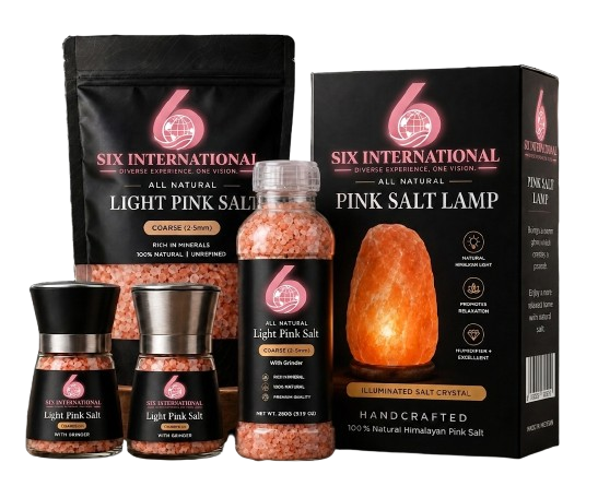 SIX INTERNATIONAL Himalayan Pink Salt Products